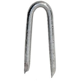 Fence Staples, Hot-Dipped Galvanized, 1-In., 1-Lb.