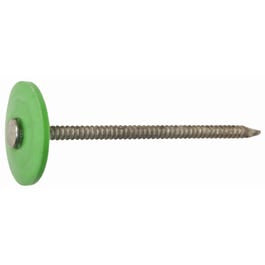 Galvanized Plastic-Capped Roofing Nails, 2-In., 1-Lb.