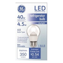 LED Appliance Bulb, A15 Shape, Daylight, 350 Lumens, 4.5-Watts