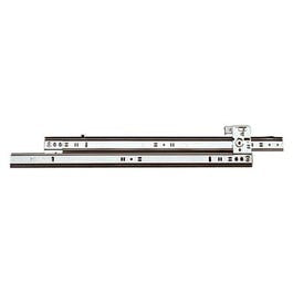 Drawer Slide, Medium-Duty, Zinc Finish, 22-In.