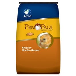 Pen Pals Chicken Starter Grower, Non-Medicated, Crumble, 25-Lbs.