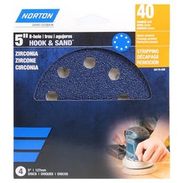 Ceramic Sanding Discs, 40-Grit, 5-In., 3-Pk.