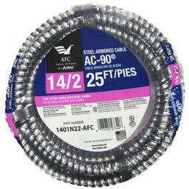 ACT Armored Conduit Cable, 14/2, 25-Ft.