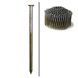Framing Nails, Wire Coil, Smooth, Brite, 2-3/8-In. x .113, 3,000-Ct.