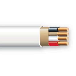 Non-Metallic Romex Sheathed Electrical Cable With Ground, 14/3, 100-Ft.