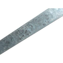 Flat Steel Bar, Zinc Plated, 12 Gauge, 1/8 x 1 x 48-In.