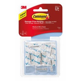 Command Toggle Hook, Clear, 6-Pk.