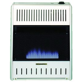 Blue Flame Gas Wall Heater, Dual Fuel, Vent-Free, 20,000-BTU