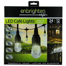 LED Cafe Lights, 12-Bulb Set
