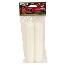 Paint Roller Cover Refill, Woven, 6.5 x 3/8-In., 2-Pk.
