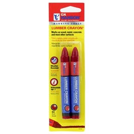 Lumber Crayons, Red, 2-Pk.