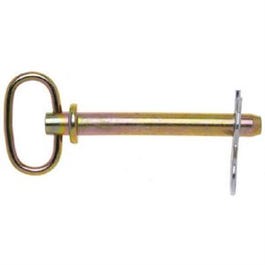 Hitch Pin With Clips, Galvanized, 7/8 x 6.5-In.
