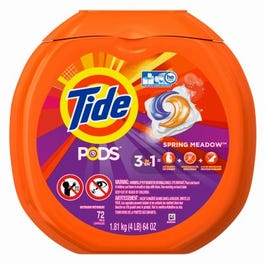 Pods Laundry Detergent, Spring Meadow, 72-Ct.
