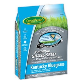 Premium Coated Kentucky Bluegrass Seed, 3-Lbs., Covers 2,000 Sq. Ft.