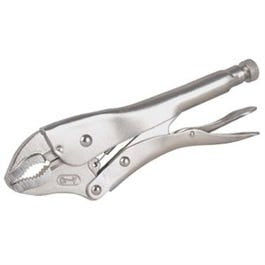 Locking Pliers, Curved Jaw, 5-In.