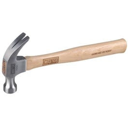 Curved Claw Hammer, Hickory Handle, 16-oz.