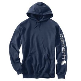 Carhartt New Navy Midweight Hooded Logo Sweatshirt