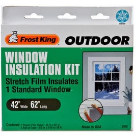 Outdoor Window Film Insulation Kit, 42 x 62-In.
