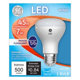 LED Flood Light Bulb, Daylight, 500 Lumens, 7-Watts