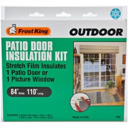 Outdoor Patio Door Insulation Kit, 84 x 110-In.