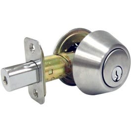 Double-Cylinder Deadbolt, Stainless Steel