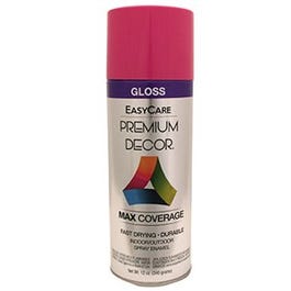 Premium Decor Spray Paint, Pink Punch Gloss, 12-oz.