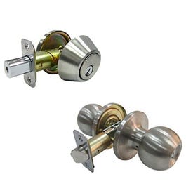 Combination Lockset, Stainless Steel