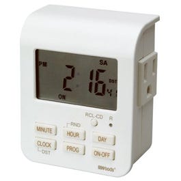 7-Day 2-Outlet Digital Heavy Duty Timer