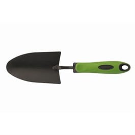 Garden Trowel, Black Carbon Steel Blade, Ergo Handle