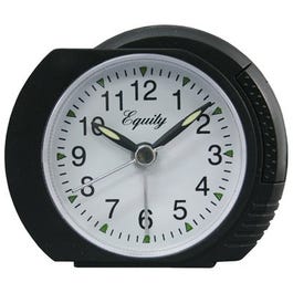 Alarm Clock, Classic Black, Quartz Movement