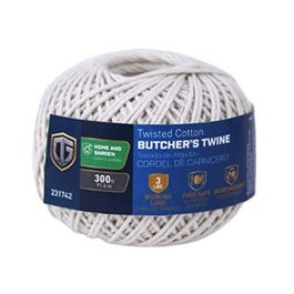 Butcher Twine, Twisted Cotton, #16 x 350-Ft.