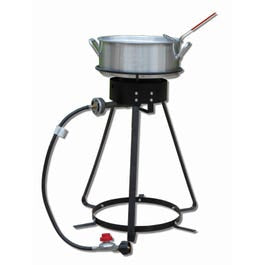 Aluminum Fish Fryer with 24-In. Outdoor Cooker, 10-Qt.