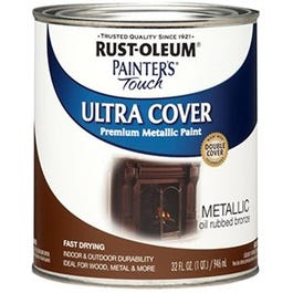 Painter's Touch Ultra Cover Paint, Oil-Rubbed Bronze Metallic, 1-Qt.