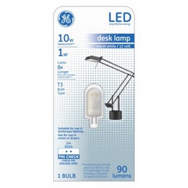 LED Light Bulb, T3, Warm White, Frosted, Non-Dimmable, 90 Lumens, 1-Watts