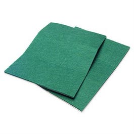 Felt Pad Sheets, Self-Adhesive, Green, 4.25 x 6-In., 2-Pk.