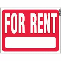 Hy-Ko Products Sign 'For Rent'  18 x 24-In.