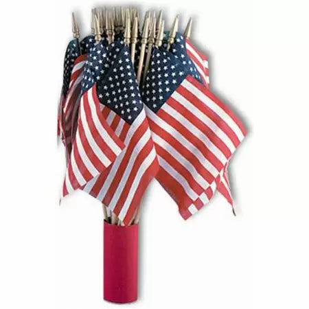 Annin Flagmakers 4 x 6 in. US Hand Flag, Pack Of 48