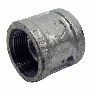 B & K Industries Galvanized Coupling 150# Malleable Iron Threaded Fittings 3/8"