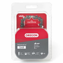 Chainsaw Chain, 91VG Low-Profile Xtraguard Premium C-Loop, 12-In.