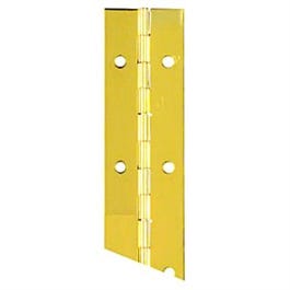 1.5 x 30-In. Brass Continuous Hinge