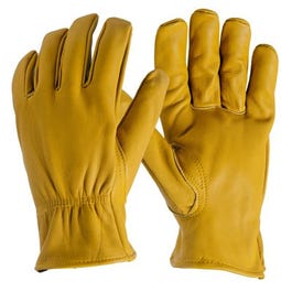 Deerskin Gloves, Elastic Wrist, Men's XL