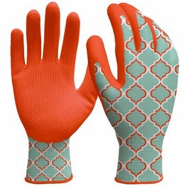 Garden Gloves, Honeycomb Latex Dip, Women's Large
