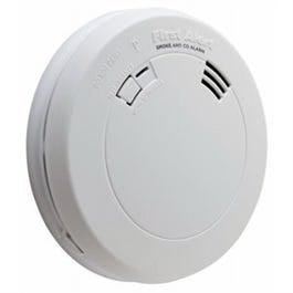 Photoelectric Smoke Detector & CO Alarm, 10-Year Battery