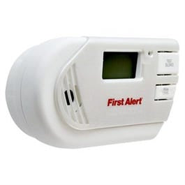 Combination Explosive Gas & Carbon Monoxide Alarm, Digital Display, Plug-In w/Battery Backup