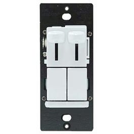 LED Combination Dimmer With Fan Control, 300-Watts