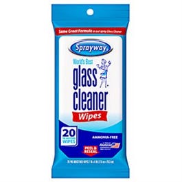 Glass Cleaner Wipes, 20-Ct.