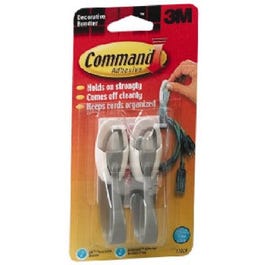 (4-9pk)-3M Command .5 Lb 3/4 In. x 1-5/8 In. Wire Adhesive Hook 17067-9ES