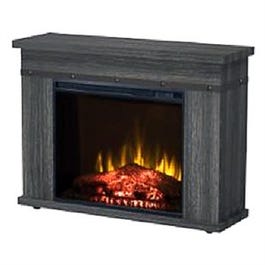Mantle Electric Infrared Heater, Charcoal Oak, 32-In.