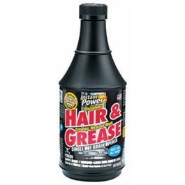 Hair & Grease Drain Opener, 20-oz.