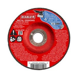 Metal Cut-Off Discs, Type 27, 4 x 1/4 x 5/8-In.